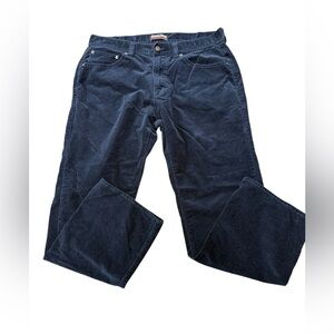 Kirkland Signature Men's Dark Blue Corduroy Pants EUC Size 36 x 30